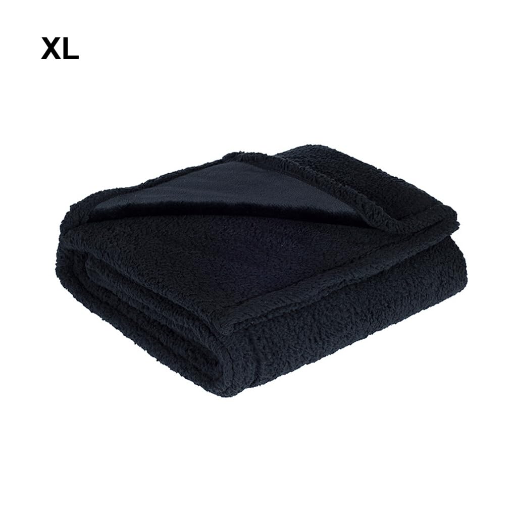 Manta para Mascotas para Perros y Gatos, Amplia aplicación, Adecuada para Todas Las Razas, Manta Impermeable para Perros, Manta para Gato, Negro XL