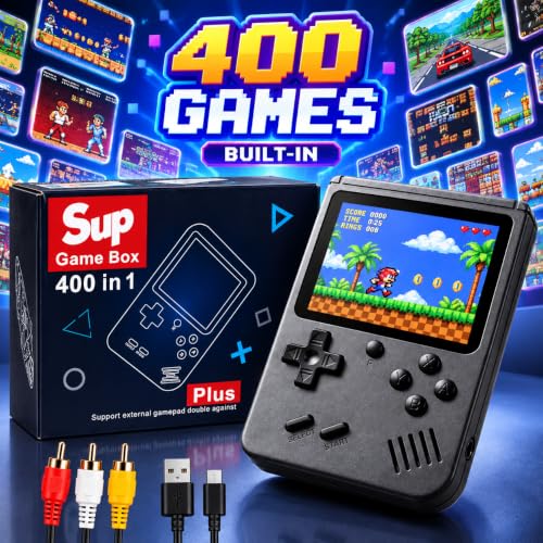 MudMonsters Handheld Retro Game Console 400 Games - Image 3