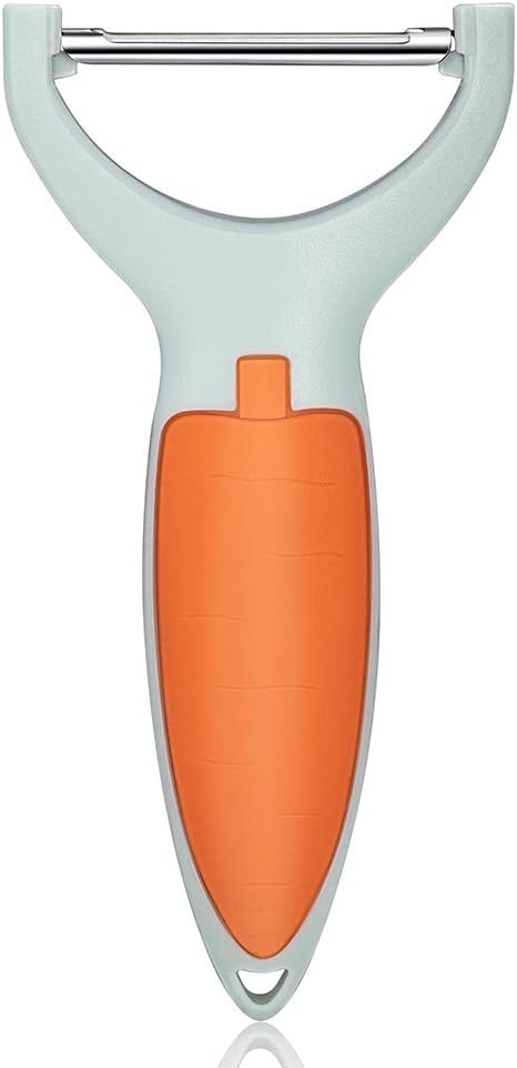 Ultra Sharp Big Peeler, Longer Blade Vegetable Potato Peeler for Kitchen with Plastic Handle Non-slip and Good Grip