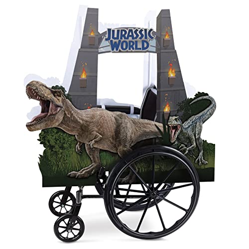 Disguise Jurassic Park Adaptive Wheelchair Cover Costume Accessory, Official Jurassic World Rolling Costume for Wheelchair