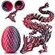 3D Gedrucktes Drachenei Geheimnisvolle Drachen Spielzeug, Drachenei mit Drache, 3D Drache im Ei, für Kinder Erwachsene.für Easter Weihnachtstag Schreibtisch Dekoration(1)