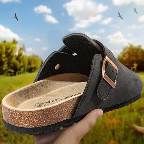 BULLIANT Comfort Clogs Slippers Sandals Nurse Work Shoes Unisex for Men Women with Cushioned Cork-Footbed2