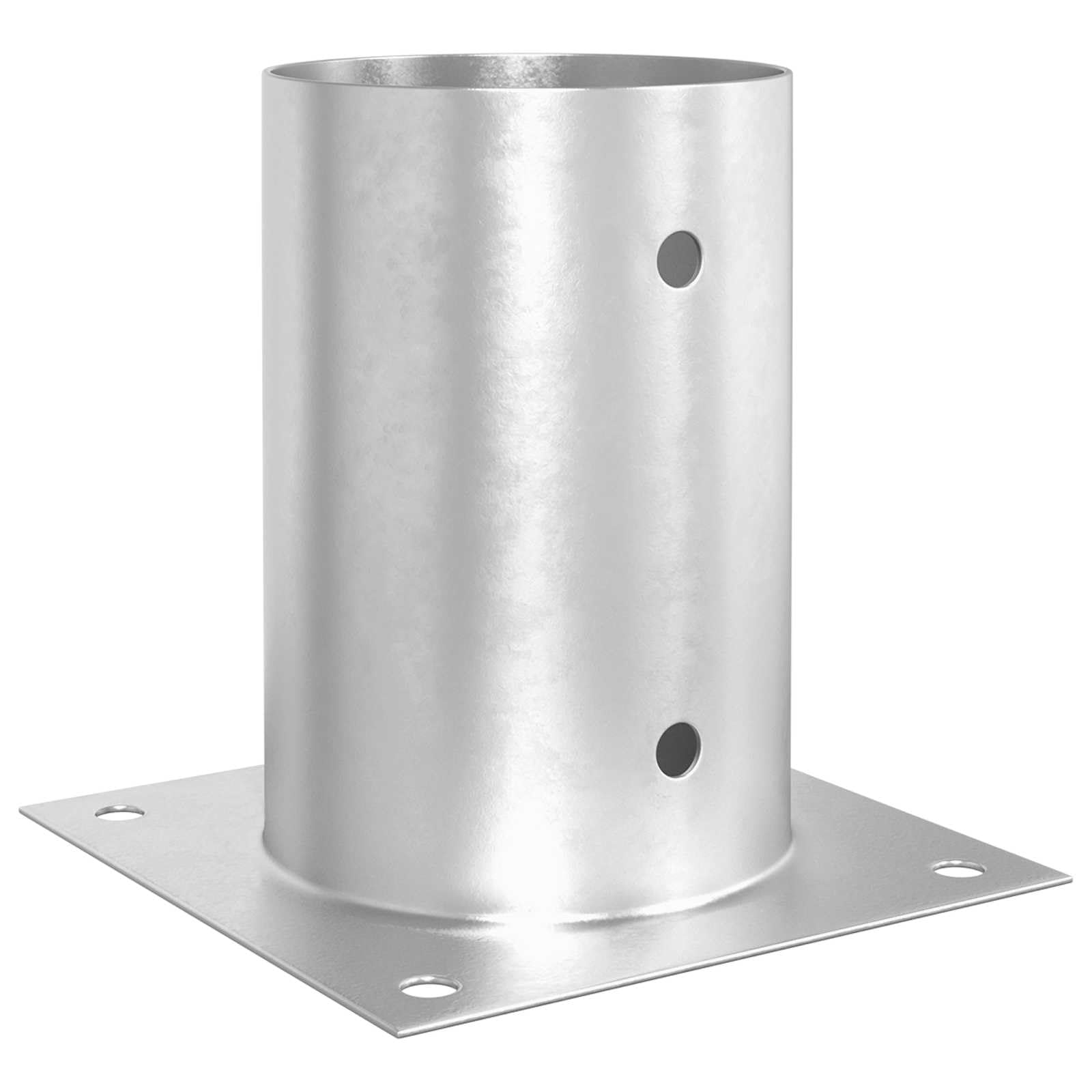 Lot de 12 piquets d'ancrage au sol - 15 x 15 x 15 cm - En métal galvanisé - Piquets robustes pour jardin, brasero et installations extérieures