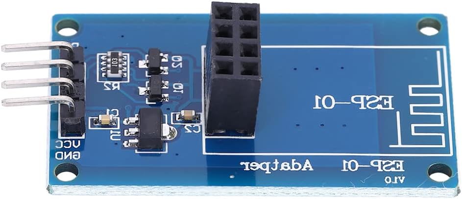 2Pcs/Set Adapter Module, Serial Port ESP-01 Adapter Module Transceiver Transparent Module 3.3V/5V