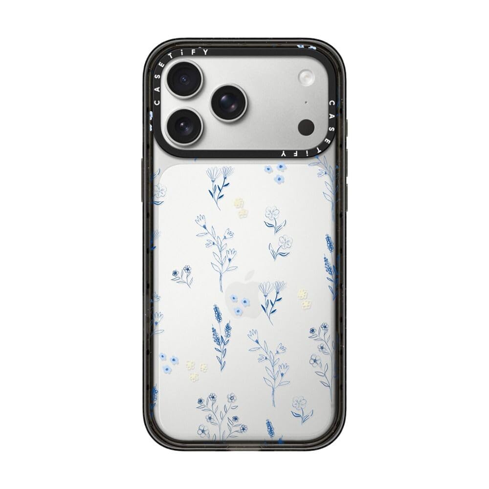 CASETiFY ブルーフラワー iPhone 17pro ケース CASETiFY for iPhone 17 Pro Max Case - Impact | Slim Fit | 8.2 ft