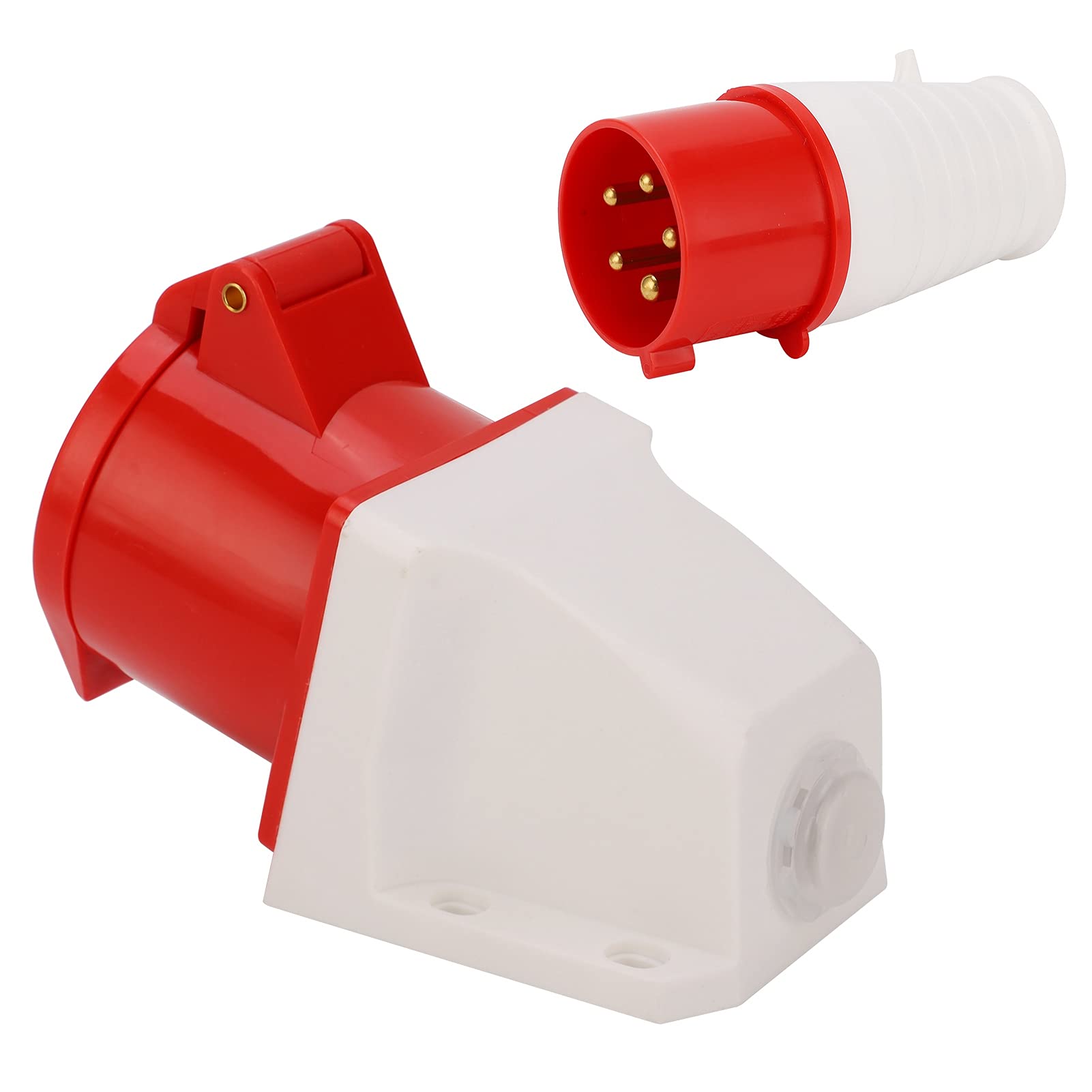 ⚡ Enchufe Industrial 63A 5 Pines IP67 - Conector Trifásico 380-415V A Prueba De Agua Para Fábricas, Agricultura Y Muelles