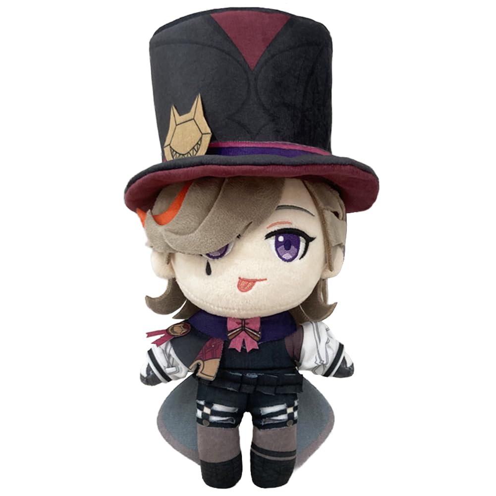 Zhongkaihua Anime Plush Figure Lyney Game Peripheral Plush Doll Cute Cartoon Plush Stuffed Toys Gift for Game Fans 20CM