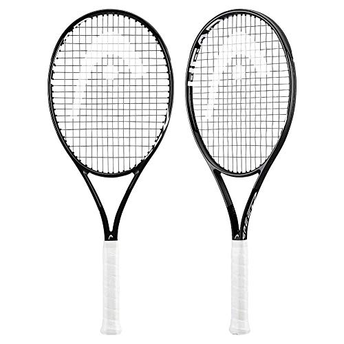 HEAD Raquete de tênis preto Graphene 360+ Speed MP, raquete de desempenho adulto de 68 cm - 11 cm de