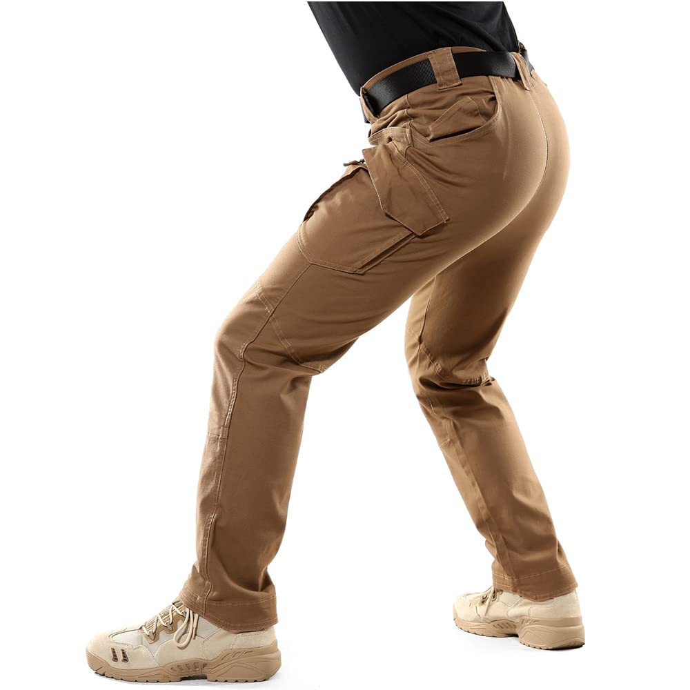 Pantaloni da Lavoro Goodoi per Uomo Pantaloni Cargo da Uomo in Cotone Pantaloni da Combattimento da Uomo Pantaloni da Esterno Militari per Campeggio Escursionismo Passeggiate