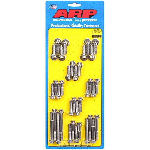 Kit boulons d'admission inox ARP 434-2104 serrage 12 pans Chevy