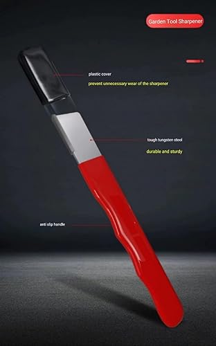 Miniatura 2 de RYFCRRZ Afilador de cuchillos de carburo de herramienta de jardín Afilador de cuchillos de mano rápidamente herramienta de afilado de hoja de