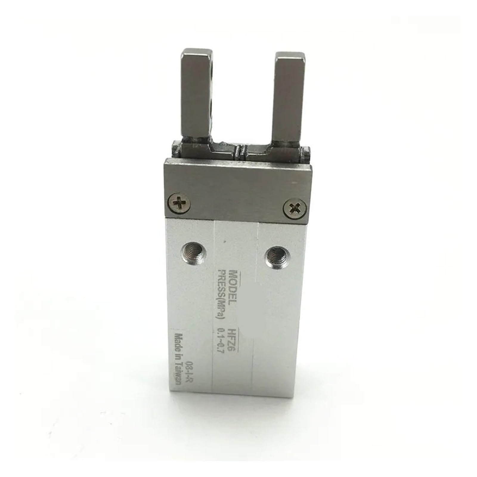 Petite pince pneumatique HFZ20 pour automatiser le tri de pièces en usine