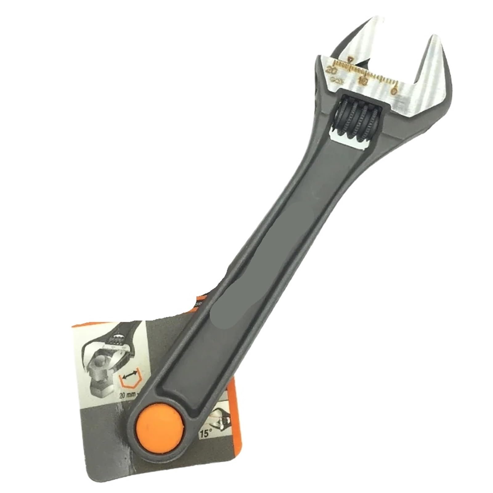 WNBFTTK Llave Inglesa Llave ajustable 4/6/8/10/12/18(8075-18 in)