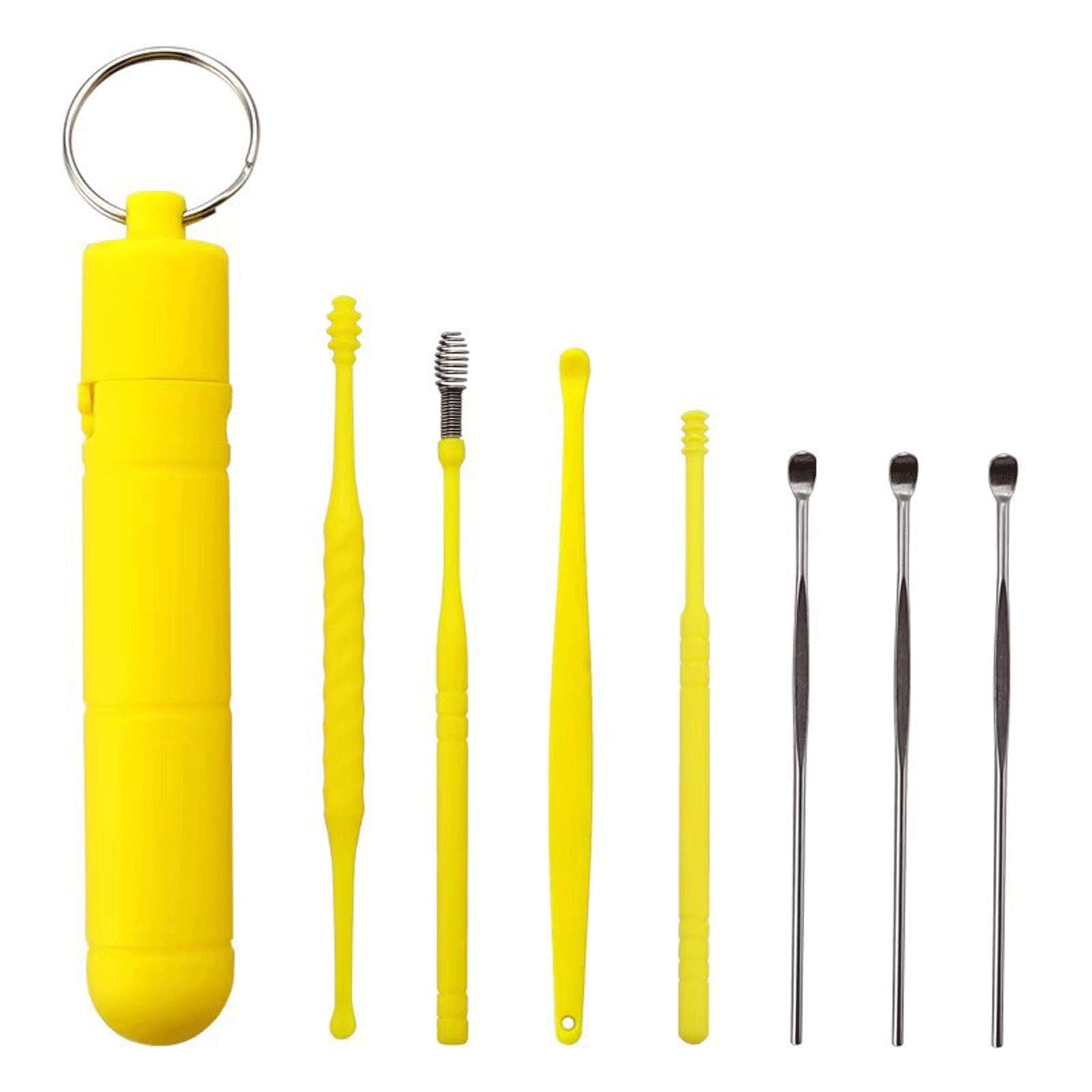 Earwax Removal Products Stainless Steel Earpick Ear Cleaner Spoon Ear Care Cleaning Tool Ear Wax Removal Kit Ear