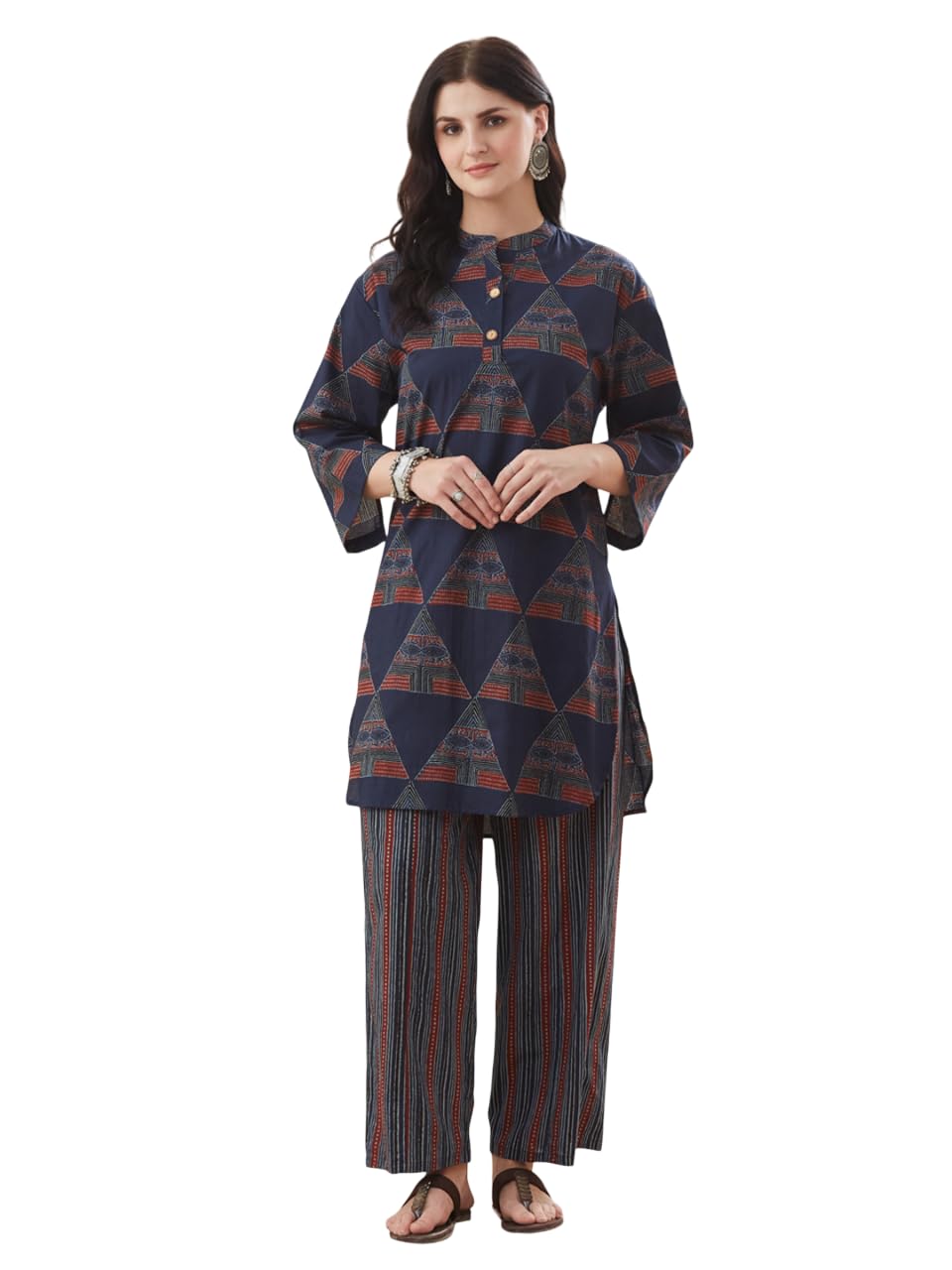 mokosh Women’s Cotton Print Kurta with Palazzo-picture-3