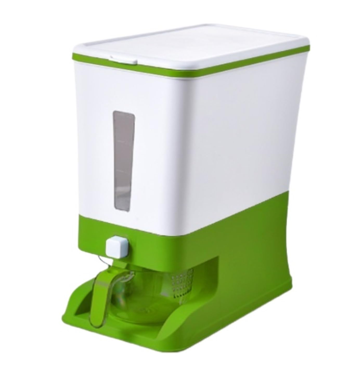 Müslispender Reisspender 8L Reis Spender Mit Deckel Lagerung Container Halter Dispenser Für Küche Küchen Reisbehälter(Grün)