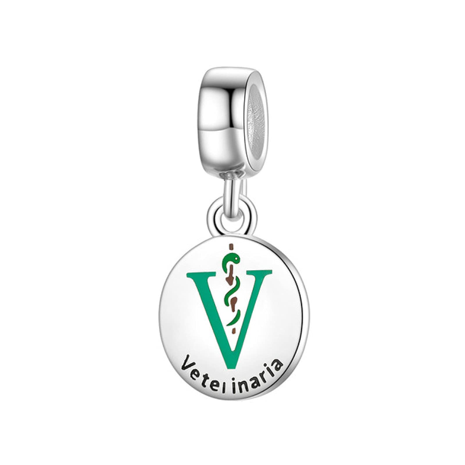 925 Pendenti in Argento Sterling Fit Bracciali Collana Charm, KPERXIS, PD0202, a