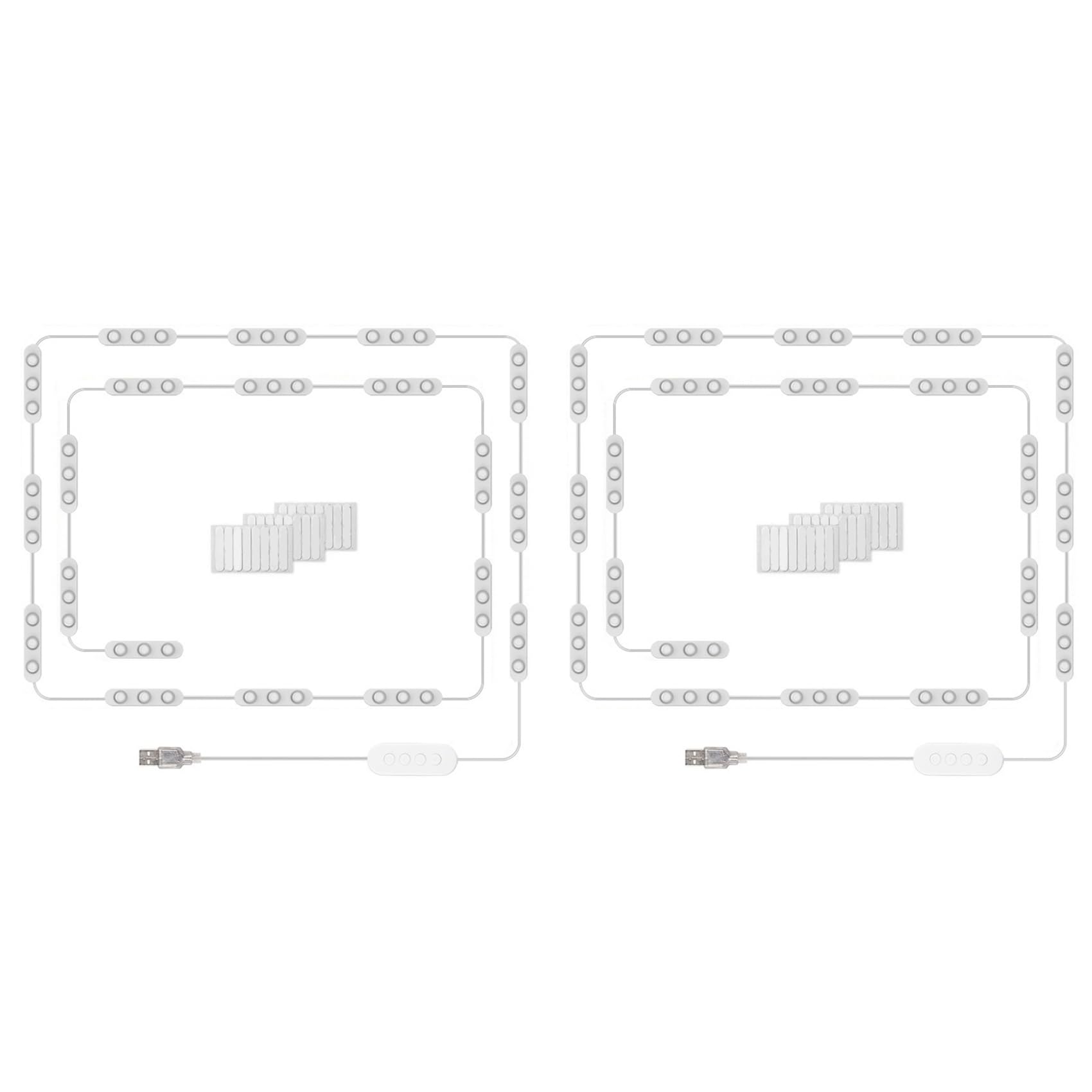 Lampes de vanité LED pour miroir USB résout le manque de clarté de votre coiffeuse