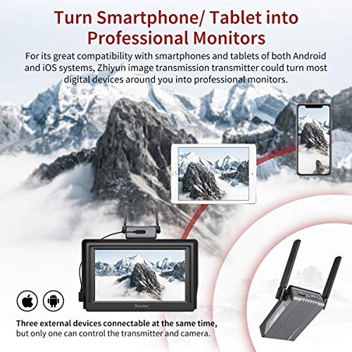 Zhiyun Wireless Image Transmission Transmitter for Zhiyun WEEBILL-S, 1080P 30FPS Image Transmission, Also Compatible with Nikon, Canon, Panasonic, Sony Camera