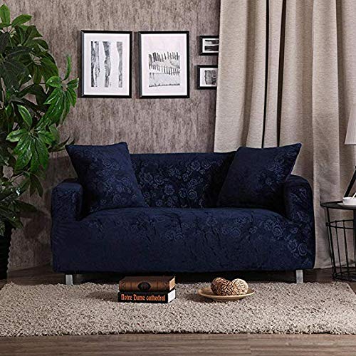 Housse de coussin de canapé en peluche stretch anti-glisse pour protéger les assises de fauteuil