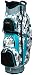GloveIt Women's Golf Bag - Ladies 14 Way Golf Carry Bag - Golf Cart Bags for Women - Womens Lightweight Golf Travel Case - Easy Lift Handle - 2019 Black & White Rose