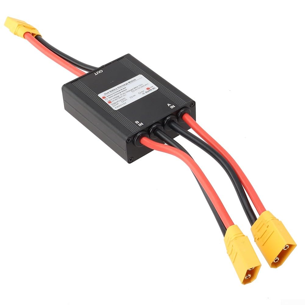 Dual Battery Parallel Converter For E-Bike – 48V 30A Balancer For 750W/1000W Kits, Extends Range
