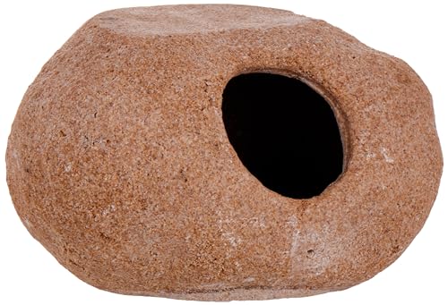 Penn-Plax The Reptology Granite Stone Hide-Away - Aquariums and Terrarium Decor - For Small Animals - Extra Large Size - Image 3