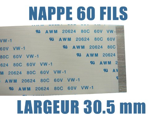 KALEA-INFORMATIQUE FPC flat flexible sheet 60 wires AWM