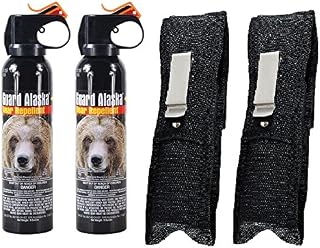 Guard Alaska 9 oz. Bear Spray Repellent + Pepper Enforcement Belt Clip Holster