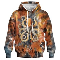 Octopus Hoodies Orange
