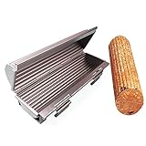 BTDH Aluminum Alloy Bread Loaf Pan Toast French Cake Round Toast Mold Non-Stick Round Cylinder Shape Toast Box DIY Bakery Length-12-inch Width-4.4inch