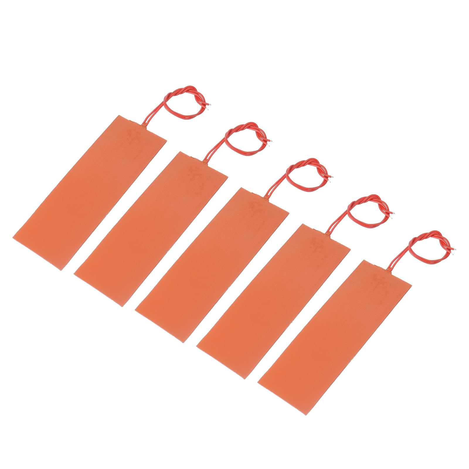 4er-Pack Silikon-Heizmatte – 12 V, 7,5 W, 50×50 Mm, Flexibel, 120–150 °C, Max. 200 °C, Für Rohre, Tanks & Fässer
