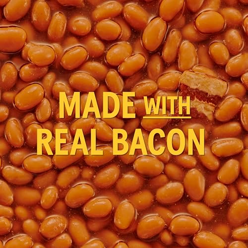 Image of Bush's Best Canned Onion Baked Beans (Pack of 12), Source of Plant Based Protein and Fiber, Low Fat, Gluten Free, 28 oz
