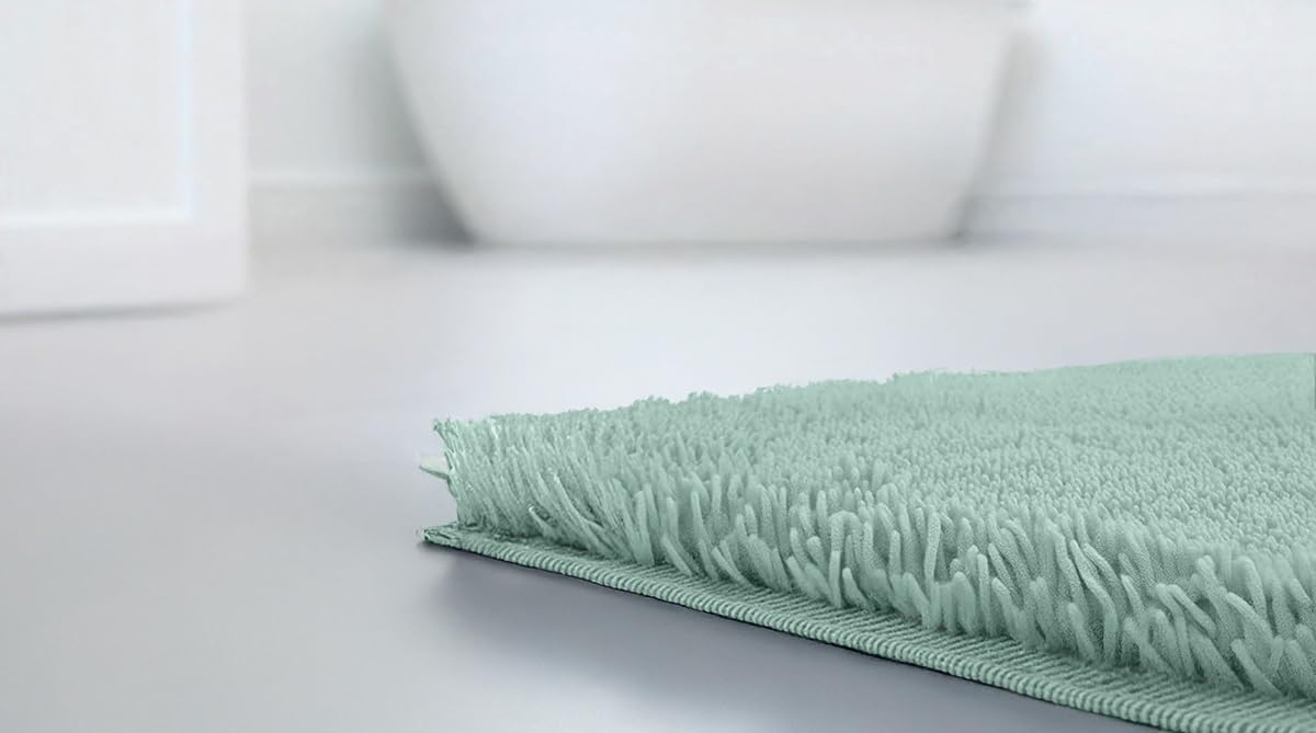 MOLENA - Tapis de Bain 60x100 cm Sauge