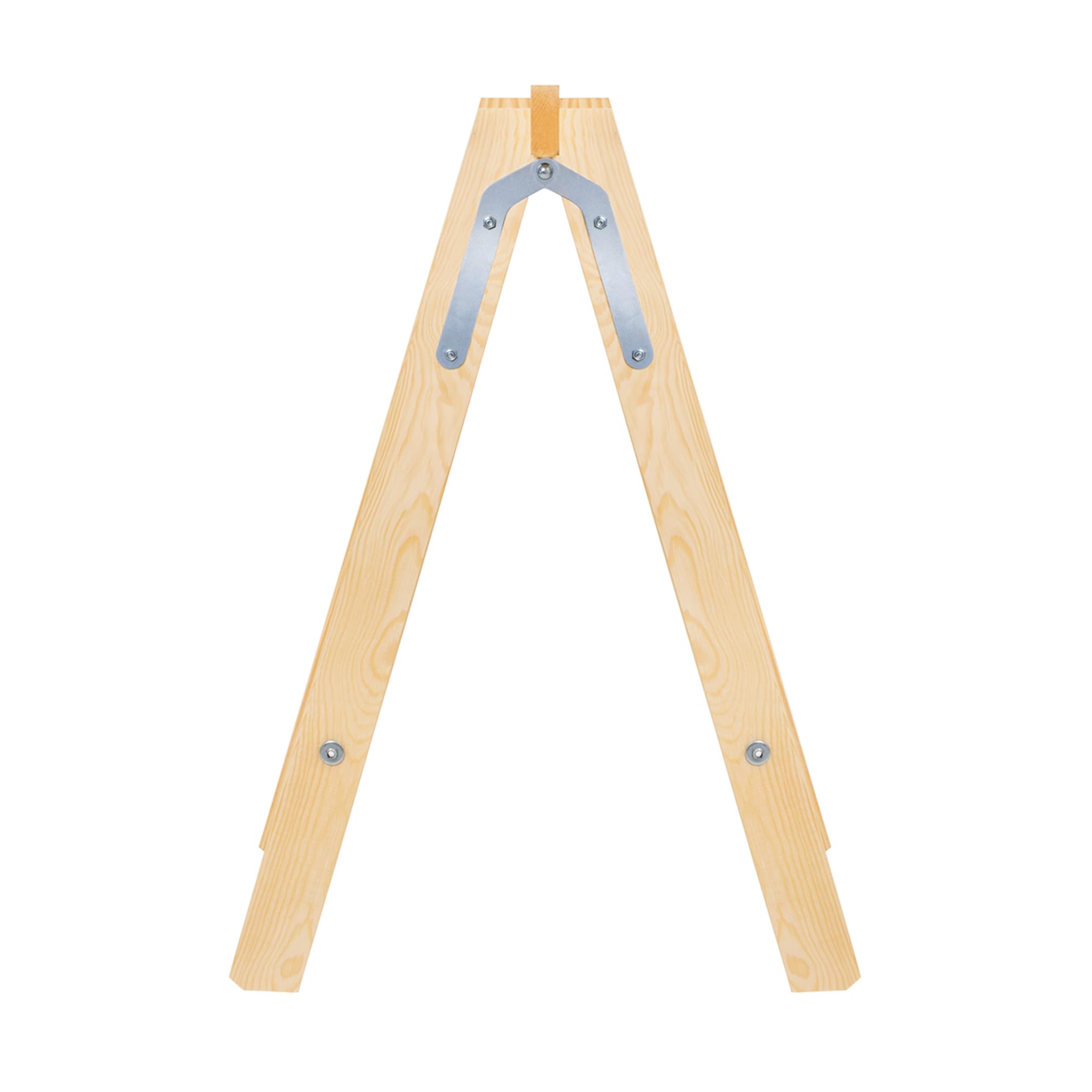KADAX Klappbarer Arbeitsbock aus hochwertigem Holz, Klappbock mit Einer Tragkraft von 150 kg, Montagebock für Werkstatt und Bauprojekte, Gerüstbock (2 Stück)