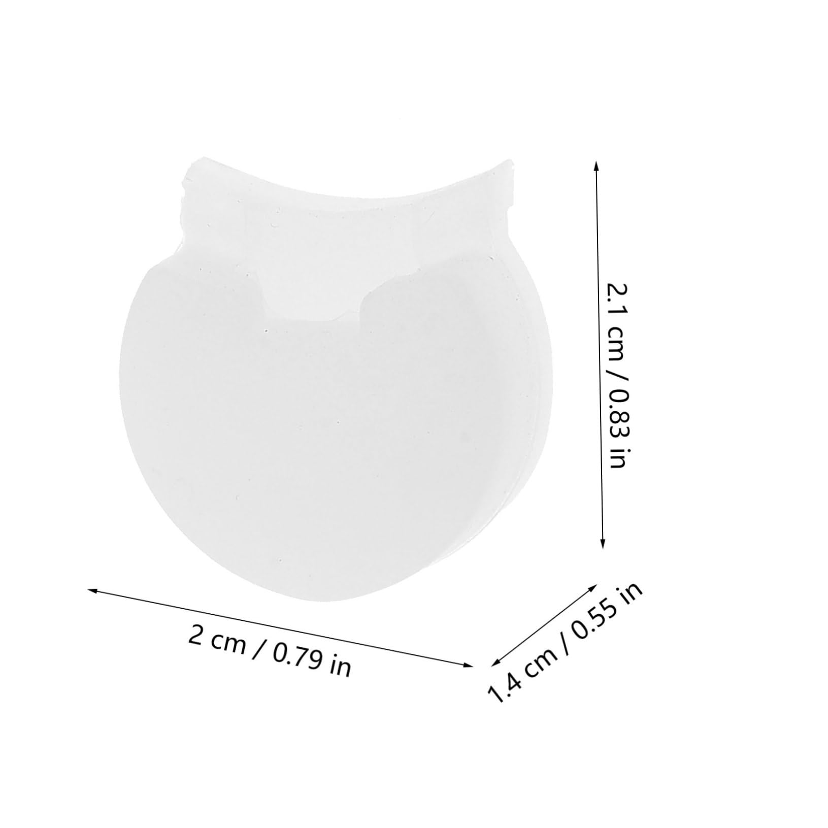 Yardwe 5 Pack Clarinet Thumb Rest Pads Soft Rubber Clarinet Accessories and Oboe