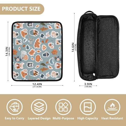 Bolsa de viaje resistente al calor Marble para accesorios y herramientas de cabello miniatura 4