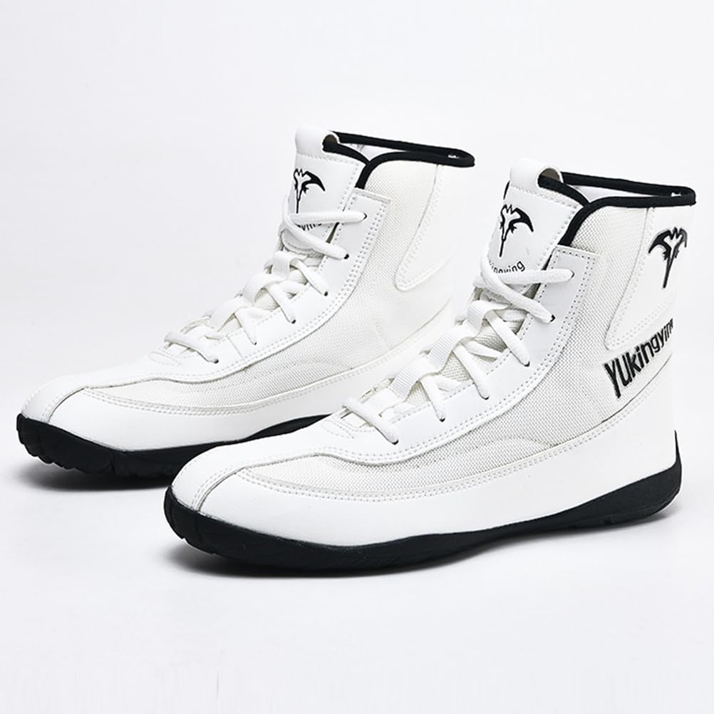 Wrestling Boots Men High Top Boxing Shoes Fighting Fitness Sneaker