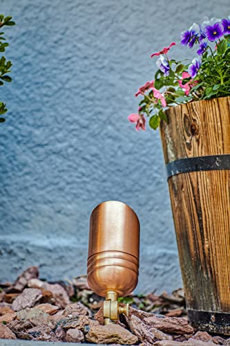 Volt Fat Boy 12V Solid Copper Outdoor Spotlight With 5W 2700K Mr16 Led Bulb & Ground Stake #TOP6