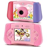 【Kamera, Konsolenspiel, Videokamera, MP3 All-in-One】 Diese Kinderspielkamera hat eine Kinderkamera, ein Konsolenspiel, einen MP3-Player und einen Camcorder zusammen integriert. Einzigartiges Aussehen. Das 12-Megapixel-Rückfahrkameraobjektiv liefert hochauflösende Bilder mit 2,0 MP (4032 * 3024). Diese Kinderspielkamera unterstützt auch die MP3-Funktion. Sie können MP3-Musik und -Geschichten herunterladen und spielen.