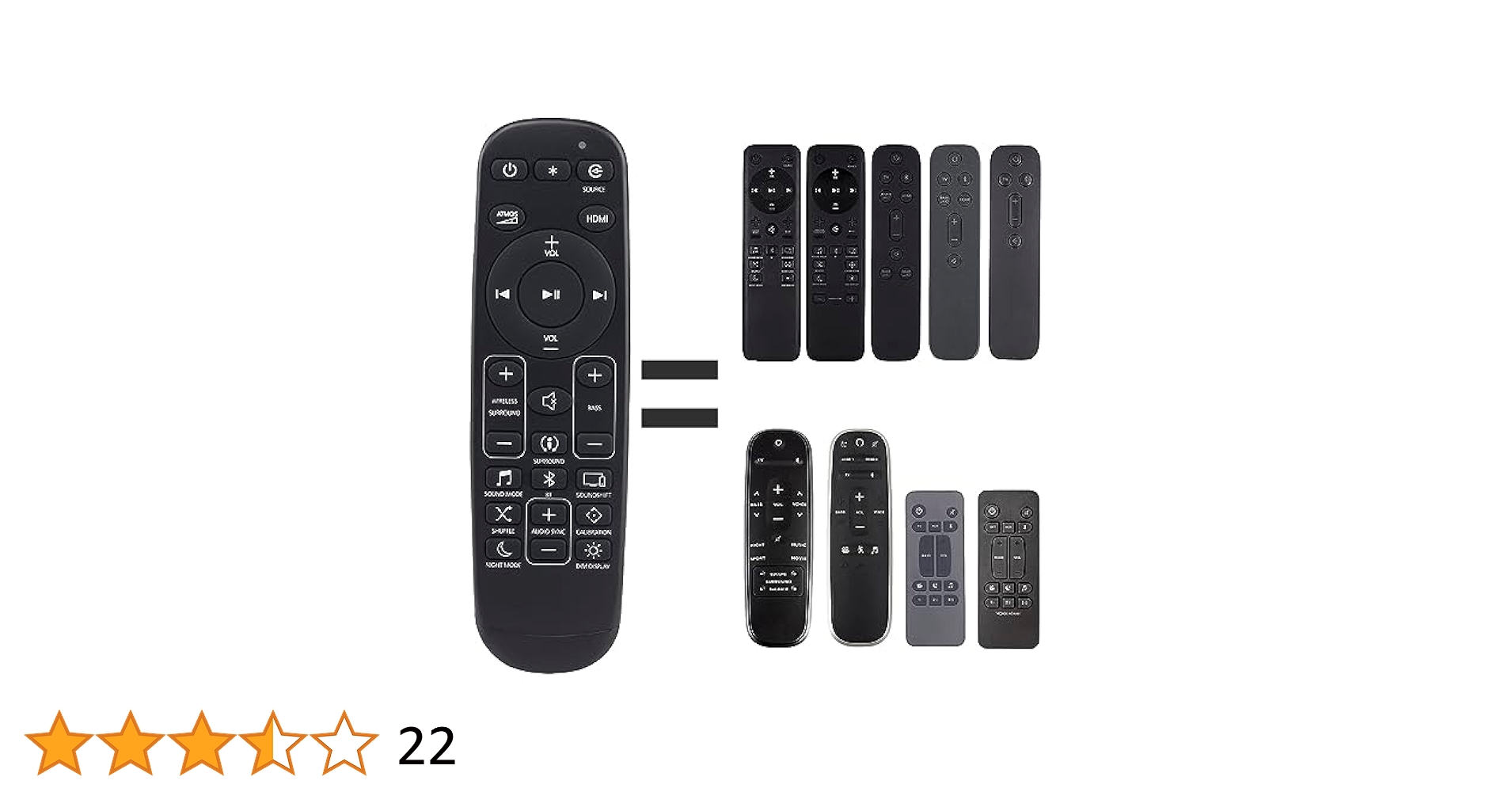 リモコン　JBL Amazon.com: SB560 SB550 Replaced Remote Control Compatible