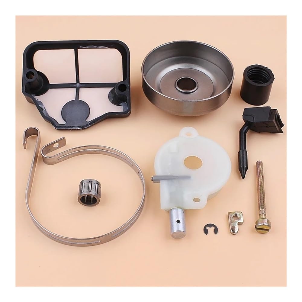 Kit de banda de freno tensor de cadena de bomba de aceite de tambor de embrague apto for motosierra H 142 141 137 136 36 41 530069342 530032117 545036801
