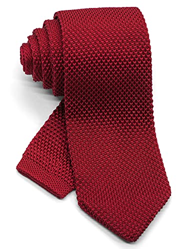 WANDM Men's Pointed Knit Tie Necktie Width 2.75...