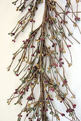 Evron-International-EV-C8-Primitive-Pip-Berry-Garland-in-Brick-Sage-and-Mustard Evron International EV C8 Primitive Pip Berry Garland in Brick Sage and Mustard