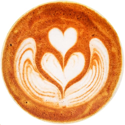 Image of Bnuitland Love Coffee Latte Blanket, 300 GSM Double Sided Giant Realistic Funny Gift Throw for Sofa Bed, Super Soft Novelty Food Blanket for Kids /Pets and Adults