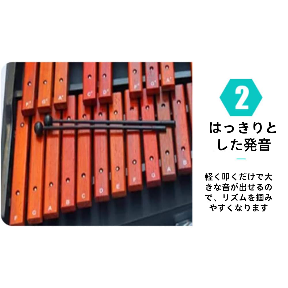 シロフォン 木琴 25音 収納バック付き 【公式通販】