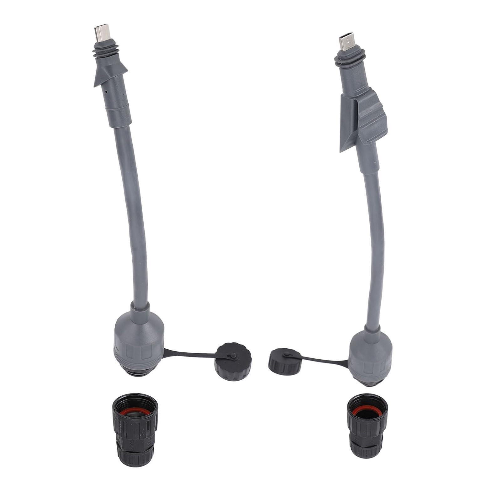 KUIDAMOS Prostokątny Adapter Satelitarny SPX na RJ45 Ethernet Wodoodporny, Stabilne Połączenie do Użytku na Zewnątrz 22AWG IP68 dla mieszkań Wysoka wydajność, 2 szt.