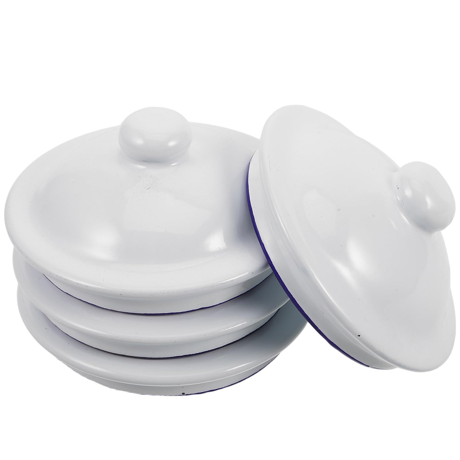 Tapas para teteras esmaltadas redondas de repuesto juego de 4 piezas accesorio de cocina