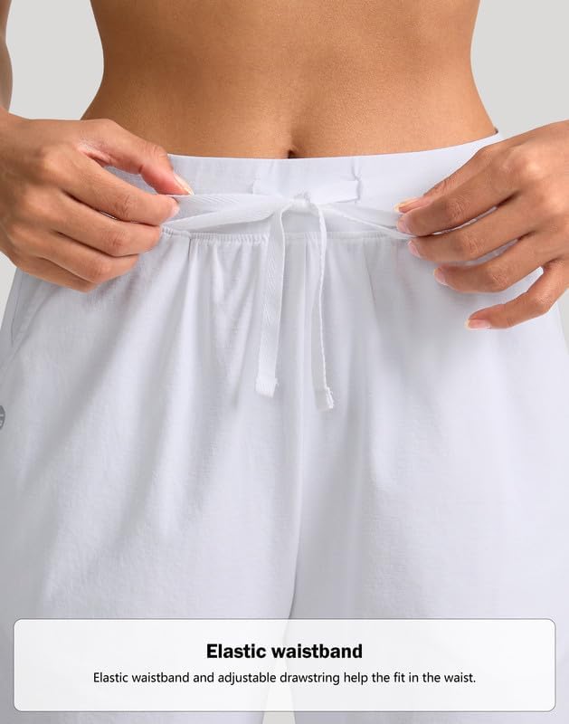 G Gradual Women's Bermuda Shorts 11" Knee Length Long Comfy Drawstring Walking Shorts for Women with Deep Pockets - Image 5