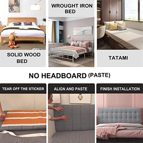Cojín de Forro Polar Suave para cabecera, Almohada tamaño King, Respaldo de Cama para Adultos, Soporte Lumbar para posicionamiento, Respaldo de Cama, litera, sofá, Almohada de lect